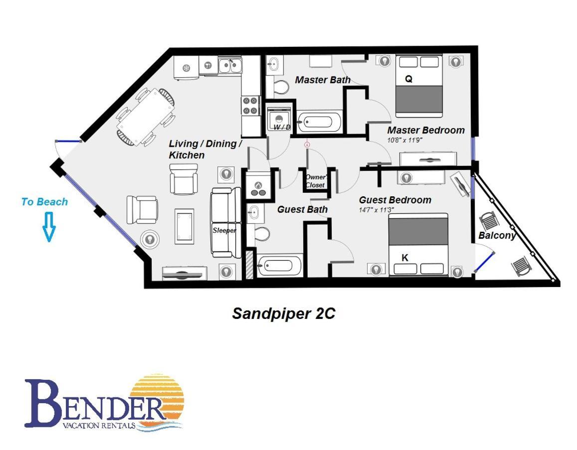 Sandpiper 2C 호텔 굴프 쇼어스 외부 사진